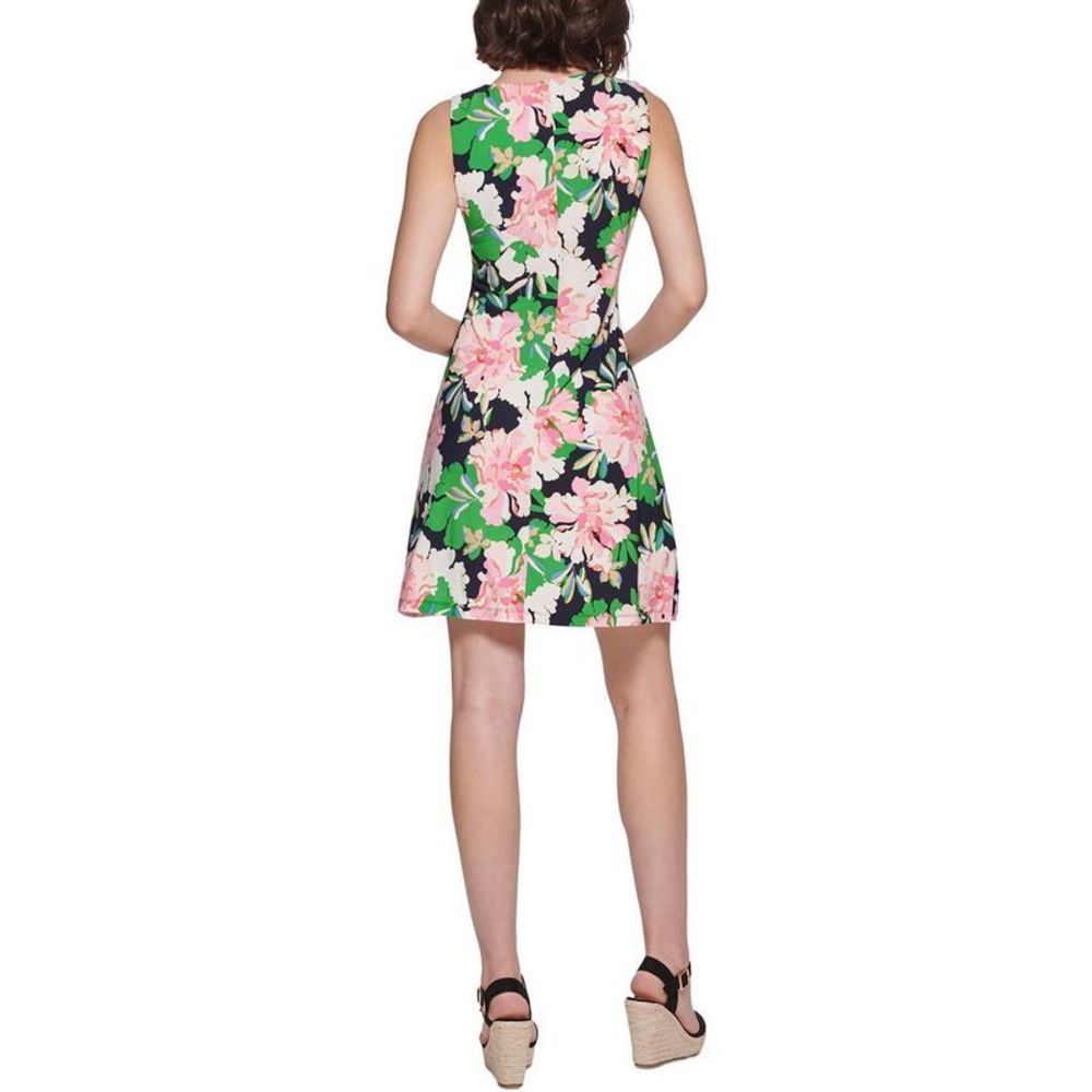 Tommy Hilfiger Floral Dress - Pink and Green - Picture 2 of 3